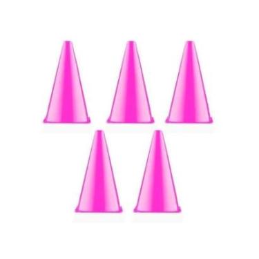 Imagem de Cone Demarcatório Funcional Para Exercicios Ar Livre Casa Aerobico Circuito Agilidade Mini Half-Unissex