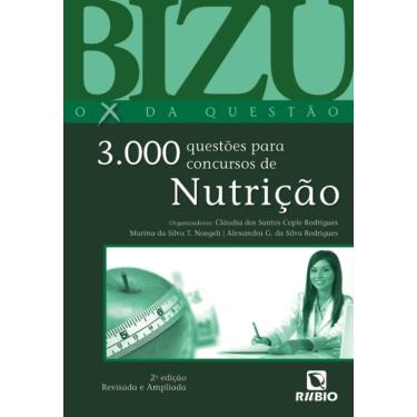 Imagem de Bizu de Nutrição - 3000 questões para concursos de Nutrição