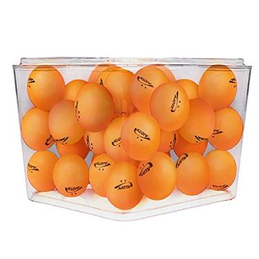 Imagem de Pote Com 36 Bolinhas De Tênis De Mesa/Ping Pong, 40 mm, Laranja