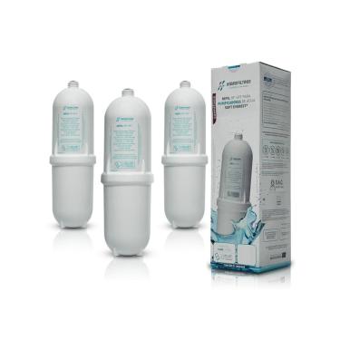 Imagem de Kit 3 Refil Hidrofiltros Compatível Soft Everest Start Slim