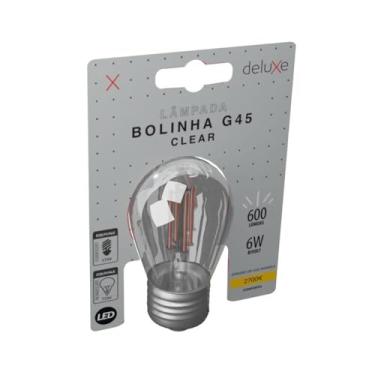 Imagem de LÂMPADA BOLINHA CLEAR LED, 6W, EMISSÃO DE LUZ AMARELA 2700K, SOQUETE E27, BIVOLT, AVANT