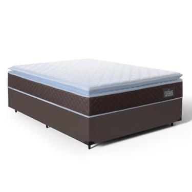 Imagem de Cama Box com Colchão de Espuma D33 Pillow Top Comfort Luxo (Casal)