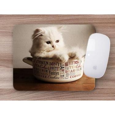 Imagem de Mouse Pad Emborrachado Personalizado Gatos Cat Felino - Deluzz, Pequen