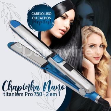 Imagem de Prancha Titanium Pro750 Dermylife- 2 em 1 - Original , Bivolt