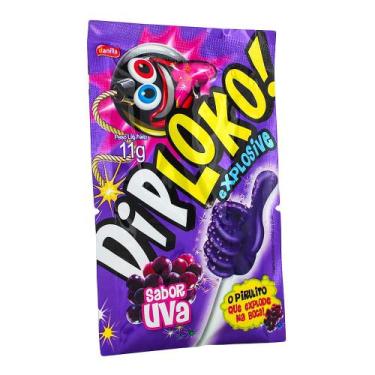 Imagem de Pirulito Dip Loko Explosive Sabor Uva 11g - DipLoko