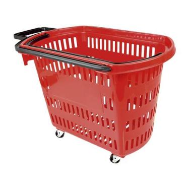 Imagem de Cesta com rodinhas Vermelha - D'zainer