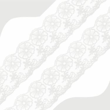 Imagem de Renda De Guipír Crl-01 - Branco - Nº: 101 Rolo Com 13,7 Metros - Nybc