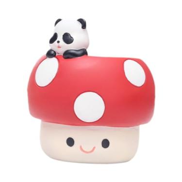 Imagem de Nishiyuenyi Vaso de Flores Vaso de Plantas Escultura Decoração Resina Ornamento Suporte para Canetas Plantadores Organizador para Desktop Casa Cozinha Jardim Escr, Panda