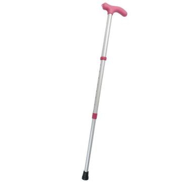 Imagem de Bengala T Com Regulagem De Altura Rosa Md162 Medicate