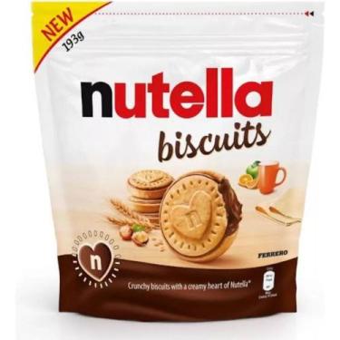 Imagem de Biscoito Nutella Biscuits com recheio de creme de avelã 193g - Ferrero
