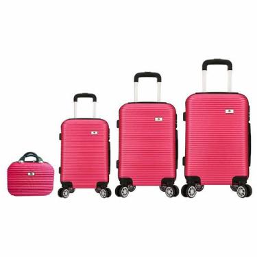 Imagem de Mala de viagem bordo, média, grande e frasqueira em abs eagle ac32, Ro