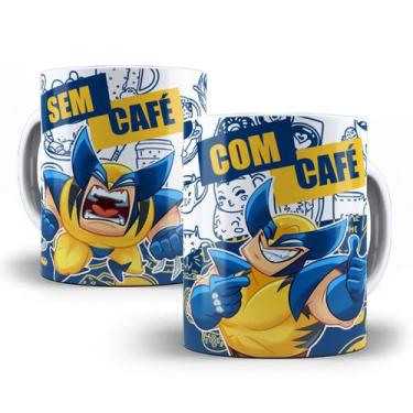 Imagem de Caneca Wolverine X-Men Com Café Sem Café Personalizada - Tio da Caneca