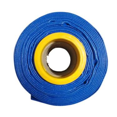 Imagem de Rolo de 35 Metros de Mangueira Flat Azul Achatada 5 Polegadas Irrigaçã