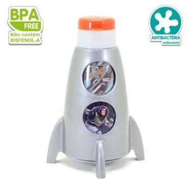 Imagem de Garrafa Foguete 320 ml Garrafinha para Criança - Plasútil, Buzz Lighty