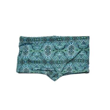 Imagem de Sunga Boxer Para Bebê - Mosaico Verde - Banho Maria, GG