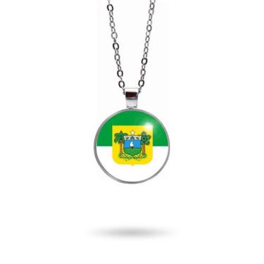 Imagem de Colar Bandeira do Rio Grande do Norte Unissex - RECANTO ASTRAL
