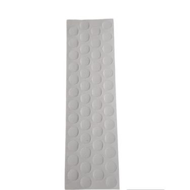 Imagem de Tapa Furos Adesivo Branco Texturizado Pvc 13mm P Móveis 50un - Brascem
