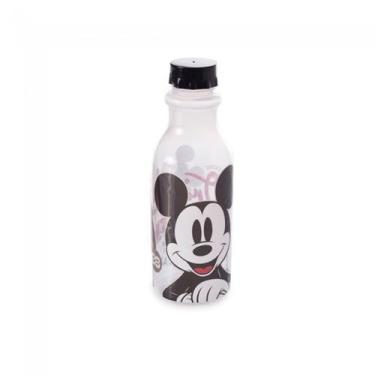 Imagem de Garrafinha de Água Infantil 500 ML Mickey Preto Escolar Plasútil
