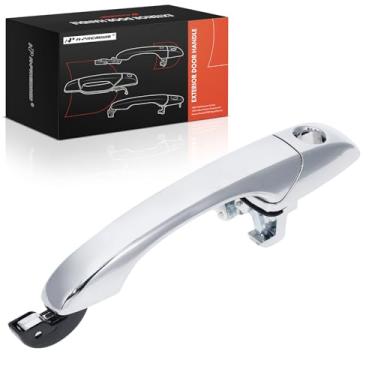 Imagem de A-Premium Maçaneta externa dianteira esquerda do lado do motorista com fechadura compatível com Dodge Grand Caravan, Journey, Avenger & Chrysler Town & Country, 200, Sebring & Volkswagen Routan & Ram