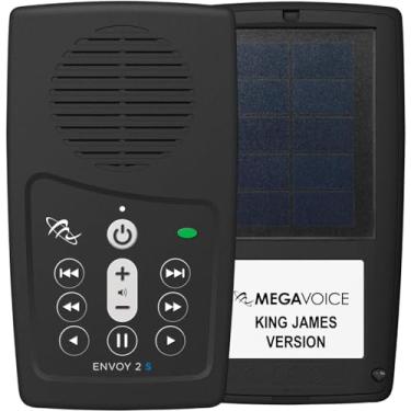 Imagem de King James Version (KJV) Audio Bible Narrated by Paul MIMS on The Handheld Envoy 2S Solar Player by MegaVoice