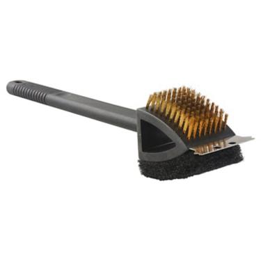 Imagem de Escova Raspadora 3 em 1 para Churrasqueira Preto Mr Beef