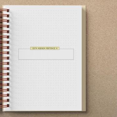 Imagem de Miolo impresso Agenda escolar permanente - 1 dia por página - person p