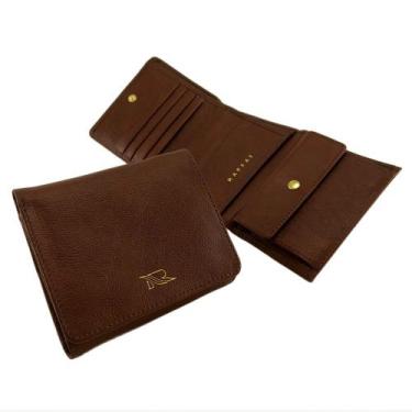 Imagem de Carteira Feminina Compacta Couro RFID Blocking 18-R Personalizada Raff