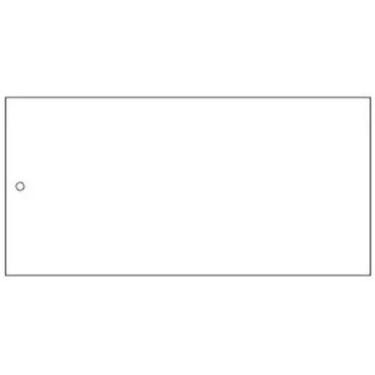 Imagem de Base 7x3cm Com 1 Furo Acrílico Chaveiro Medalha 25pcs - AGV Criações