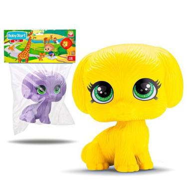 Imagem de Boneco Pet Cachorro Shih Tzu Baby Start Soft Vinil Macio Para Bebês Si