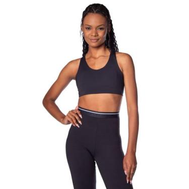 Imagem de Top Feminino New Balance Cross Foundation Preto, Preto, G