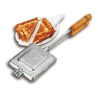 Imagem de Sanduicheira Torradeira de Alumínio para Fogão - MK