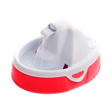 Imagem de Fonte Bebedouro Amicus Aqua Flow Vermelho E Branco Bivolt