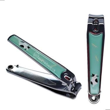 Imagem de Alicate de Unha Grande com Lixa Profissional Cortador Inox Estampado e