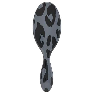 Imagem de Wet Brush Escova de cabelo desembaraçante original, leopardo cinza escuro – Cerdas IntelliFlex ultra macias – Escova desembaraçadora que desliza pelos emaranhados com facilidade para