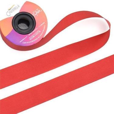 Imagem de Fita de Tafetá 35 mm com 50 Metros - Cinderela, 08 - VERMELHO
