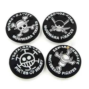 Imagem de Capa de silicone para polegar com aderência para polegar e adesivo 4 em 1 para controle PS4 PS3 Xbox One Xbox 360, 2# White