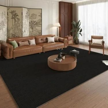 Imagem de Tapete de sala de estar retrô francês, tapete grande marrom, mesa de centro, estudo, quarto, cabeceira, tapete macio, HD2002, QD, A, 220 x 330 cm, 7,2 x 10,8 pés