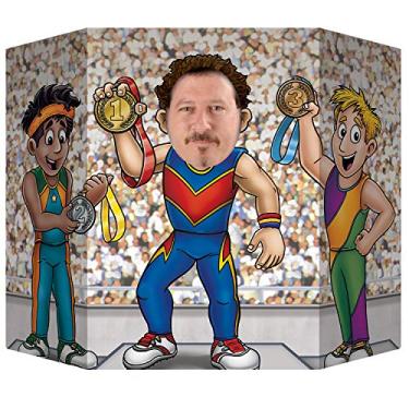 Imagem de Beistle Adereço para foto de pódio, 2 peças, 94 cm x 63,5 cm, multicolorido