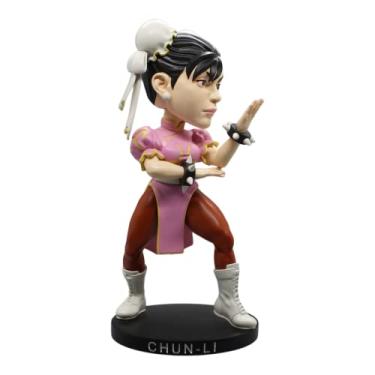 Imagem de Icon Heroes - Street Fighter - Chun-Li Pink Con Exclusive Polystone Bobblehead (Net)