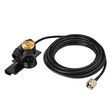 Imagem de Bingfu Antena de Rádio Móvel CB com Montagem NMO, Suporte de Lábio, Conector Macho UHF PL259, 5 m (16,5 pés) RG58 U Cabo para Carro, Caminhão, Rádio Ham, Amador, Mobile, Ntenna