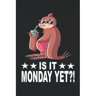 Imagem de I hate Monday: Notebook A5 dot grid - for planning, organizing and taking notes