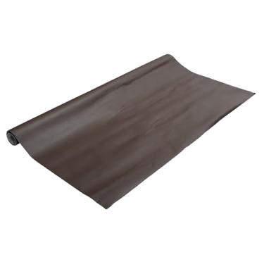 Imagem de A ABSOPRO Adesivo de reparo de couro adesivo adesivo adesivo forte 89 cm x 200 cm fita de reparo de couro PVC café 1 peça