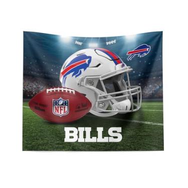 Imagem de NORTHWEST The Company NFL Buffalo Bills Impresso Wall Hanging, 86.4 cm x 101.6 cm, Gametime, Team Colors