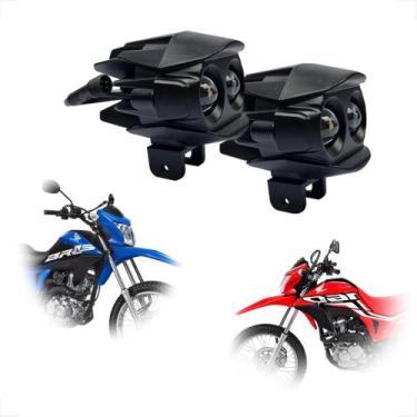 Imagem de Kit Farol Milha F-16 Honda NXR 150 Bros 2006 2007 2008 2009 2010 2011 