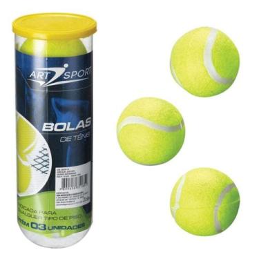 Imagem de Bola De Tênis Tubo Com 3 Unidades - Artsport
