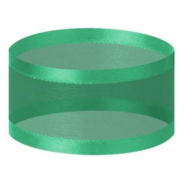 Imagem de Fita De Organza C Cetim 25mm X 10 Metros C/05 Un = 50metros - Fitas Re