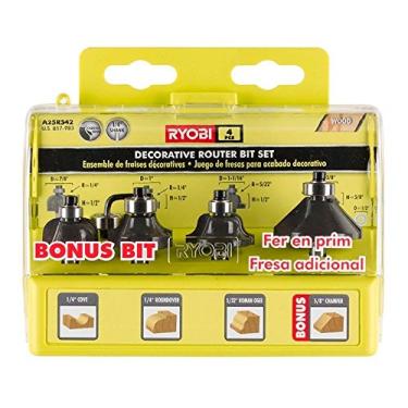 Imagem de Ryobi A25RS42 Decorative Router Bit Set (4-Piece)
