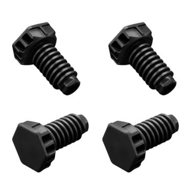 Imagem de Allstare 216396900 Peças de reposição para pés de nivelamento de geladeira Frigidaire Kenmore Electrolux Secador Freezer nivelamento ajustável pé refrigerador pernas parafuso 4 peças