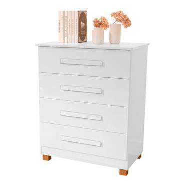 Imagem de Cômoda quarto infantil reforçada Suiça Basoto Brasil