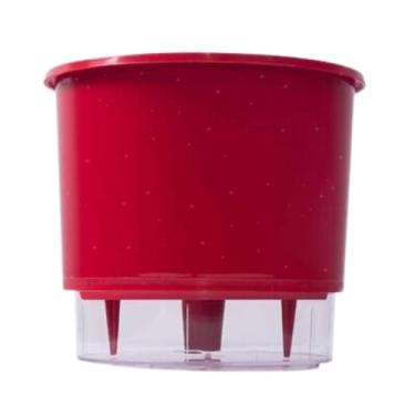 Imagem de Vaso Autoirrigável Grande N4 Geléia de Framboesa 21cm x 19cm - Coleção Terrazzo